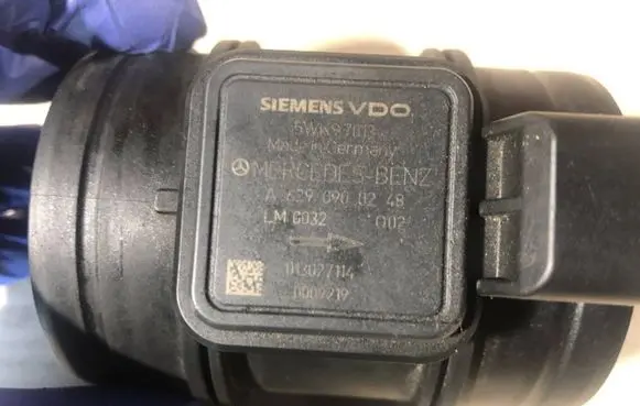 Mercedes-Benz GL X164 Mass air flow meter A6290900248 5WK97013 013027114