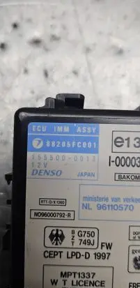Subaru Forester SF Immobilizer control unit/module 1555000013