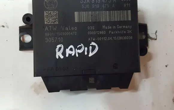 Skoda Rapid (NH) Parking PDC control unit/module 5JA919475A
