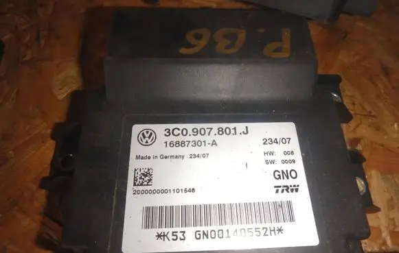 Volkswagen PASSAT B6 Hand brake control module 3C0.907.801.J
