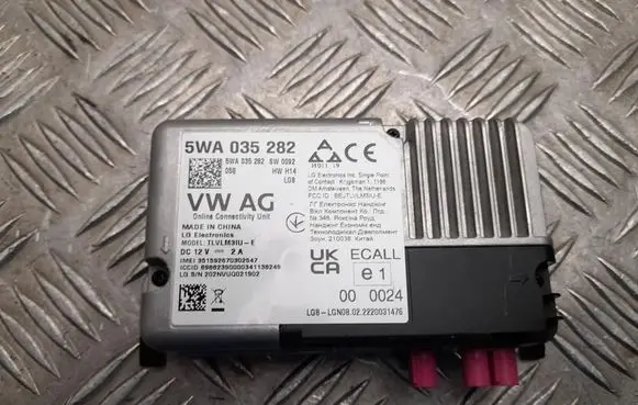 Skoda Kamiq Bluetooth control unit module 5WA035282