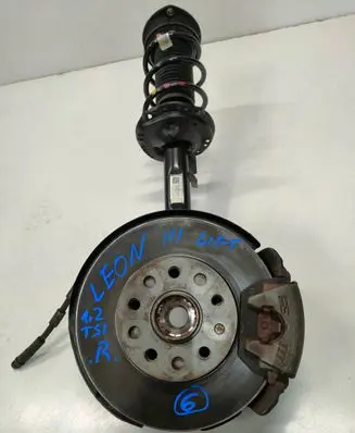 Seat Leon (5F) Front wheel hub spindle knuckle 5Q0413023FP 5Q0615106DH 5Q0400054CD
