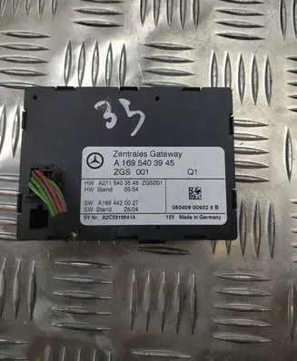 Mercedes-Benz A W169 Gateway control module A1695403945