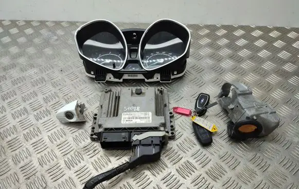 Ford B-MAX Engine ECU kit and lock set FV1A12A650LE F1F112B684AD 0281032694