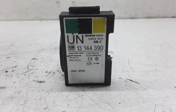 Opel Meriva A Immobiliser reader (aerial) 5WK47631 13144390