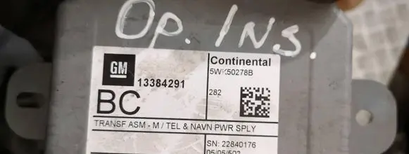 GPS navigation control unit/module