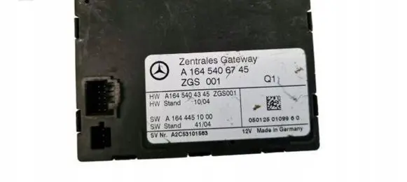 Mercedes-Benz ML W164 Gateway control module A1645406745