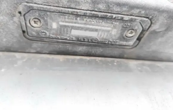 Volkswagen Polo IV 9N3 Number plate light