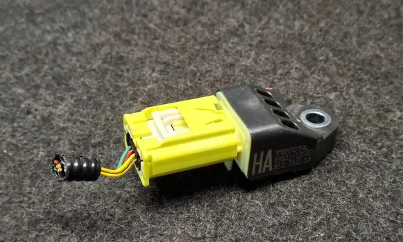 Airbag deployment crash/impact sensor