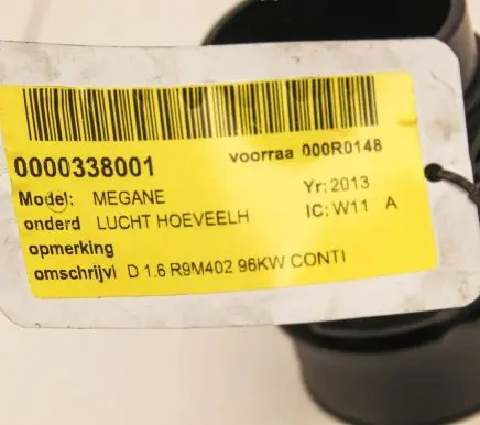 Renault Megane III Mass air flow meter