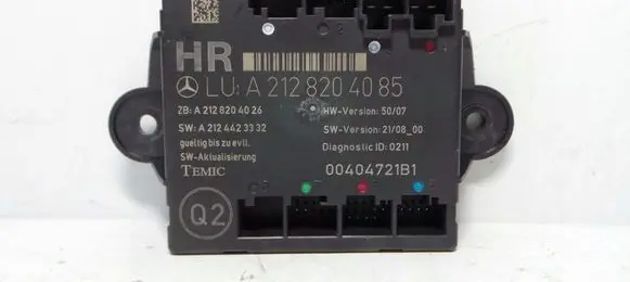 Mercedes-Benz GLK (X204) Door control unit/module A2128204085