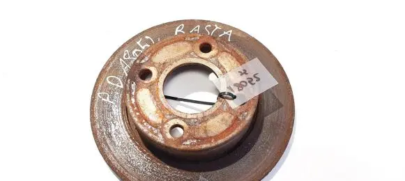 Mazda 121 SM Front brake disc neventiliuojamas