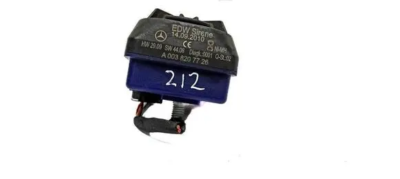 Mercedes-Benz E W212 Alarm system siren A0038207726 9684631