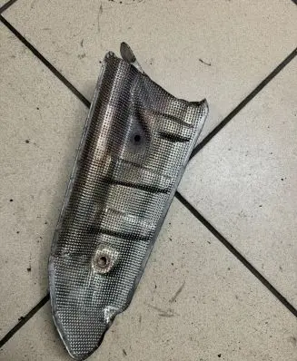 Heat shield in engine bay