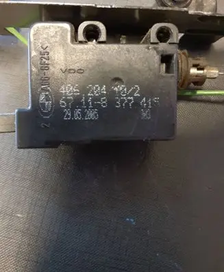 BMW 5 E60 E61 Central locking motor 406204 377415