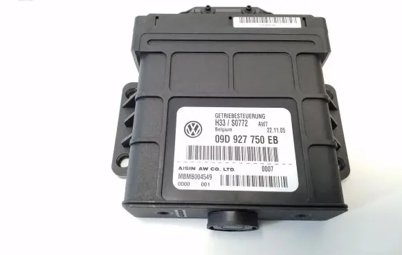 Volkswagen Touareg I Gearbox control unit/module 09D927750EB