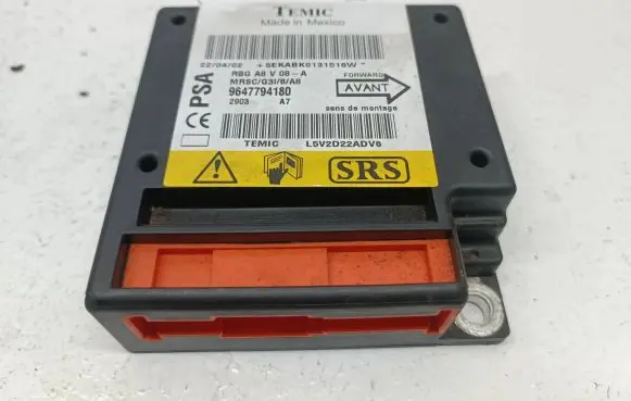 Citroen C3 Airbag control unit/module 9647794180 L5V2D22ADV6 5EKABK0133516W
