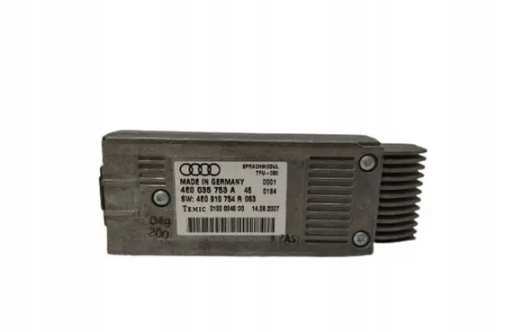 Audi A6 S6 C6 4F Voice control module 4E0035753A