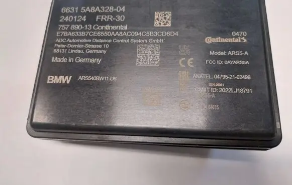 BMW X5 G05 Distronic sensor radar 5A58834
