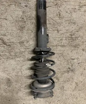 Front shock absorber with coil spring