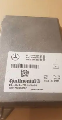 Mercedes-Benz E C207 W207 Other control units/modules A0009002401 A0009025605 441492701300