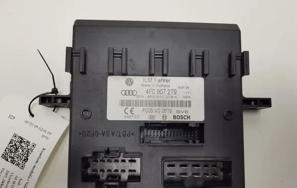 Audi A8 S8 D3 4E Comfort/convenience module 4F0907279 4F0910279K