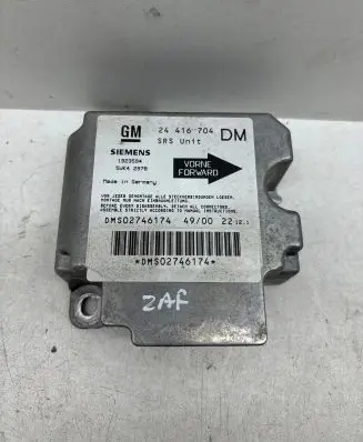 Opel Zafira A Airbag control unit/module 24416704 1923594 DMS02746174