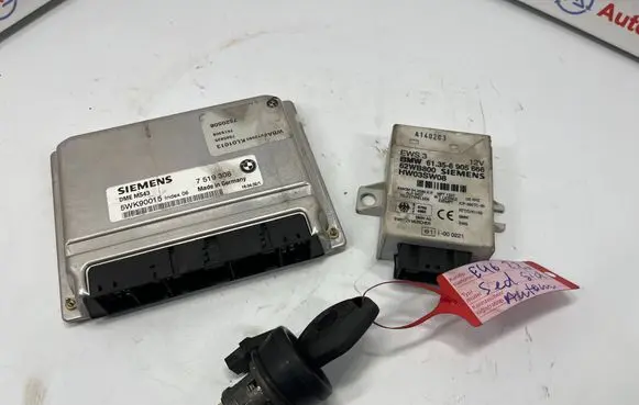 BMW 3 E46 Engine ECU kit and lock set 7519308 12147519308 7518116