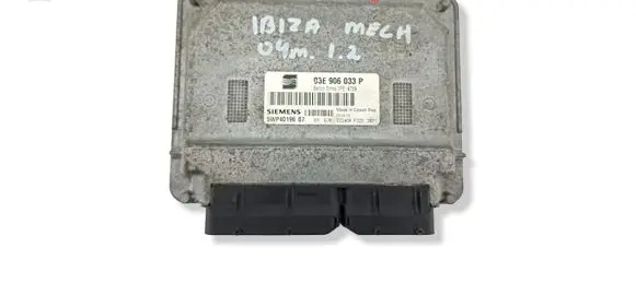Seat Ibiza III (6L) Engine control unit/module 03E906033P 5WP4019607
