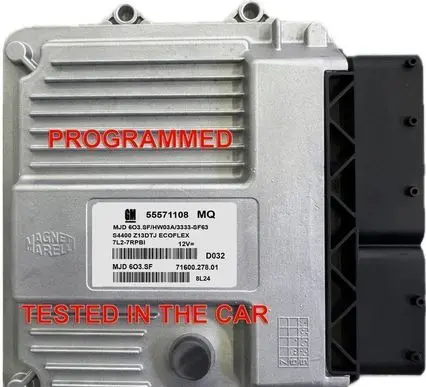 Opel Corsa D Engine control unit/module 55571108