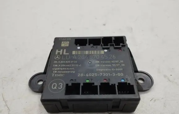 Mercedes-Benz C W204 Door control unit/module A2048202926 A2044422032 A2048704526