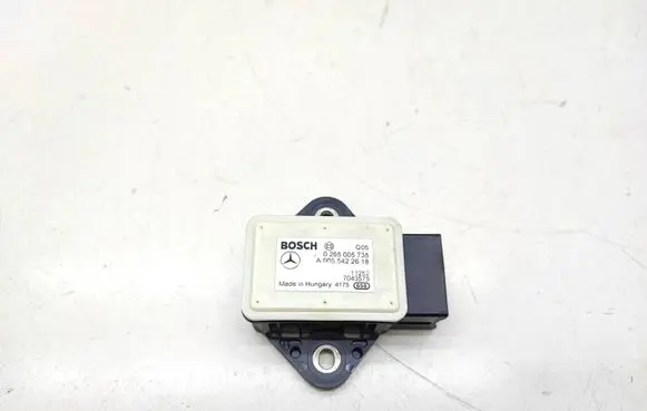 Mercedes-Benz E W212 ESP acceleration yaw rate sensor A0055422618 0265005735