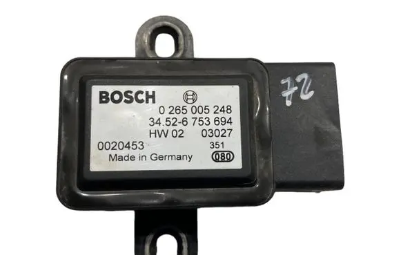 BMW X5 E53 ESP acceleration yaw rate sensor 6753694 34526753694 0265005248