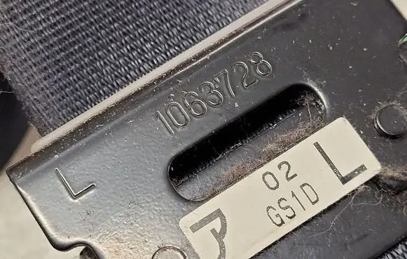 Mazda 6 Front seatbelt TKAH2EH860