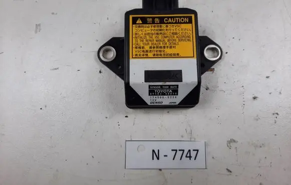 ESP acceleration yaw rate sensor