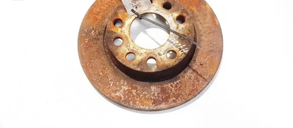 Audi A4 S4 B6 8E 8H Rear brake disc neventiliuojamas