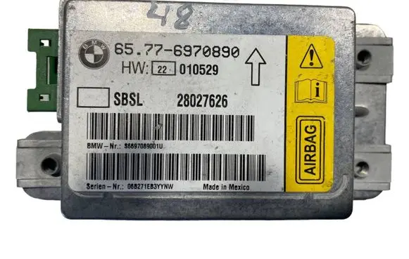 BMW 7 E65 E66 Airbag control unit/module 6970890 65776970890