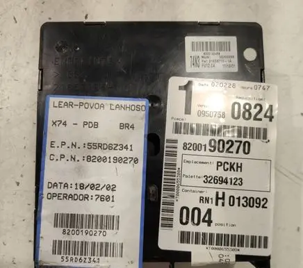 Renault Laguna II Comfort/convenience module 8200190270
