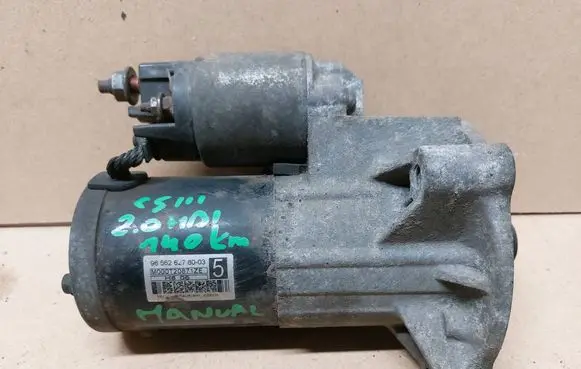 Citroen C5 Starter motor 9656262780 M000T20871ZE