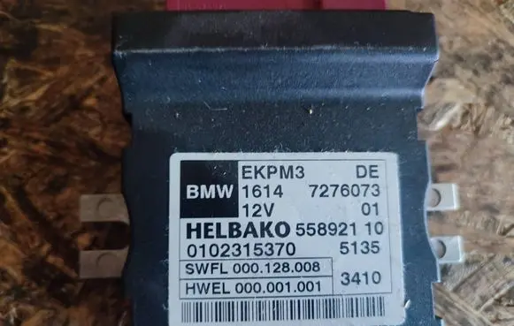 BMW 5 GT F07 Fuel injection pump control unit/module 7276073 0102315370 55892110