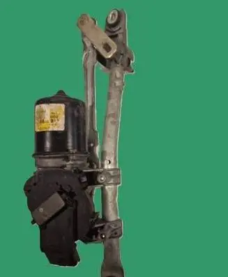 Front wiper linkage and motor