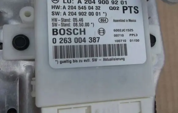 Mercedes-Benz C W204 Parking PDC control unit/module A2049009201