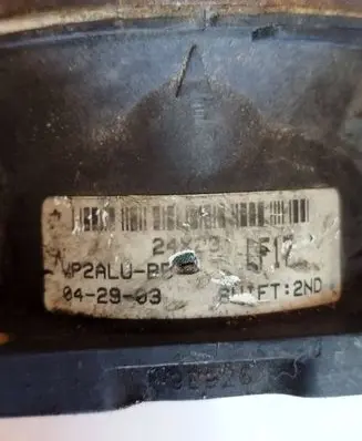 Mazda 6 Throttle valve P2ALUB5 042903