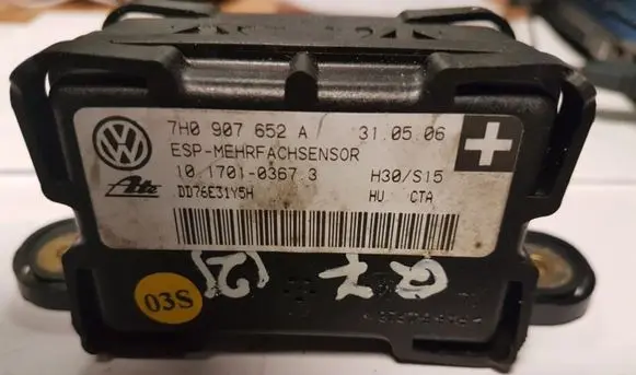 Audi Q7 4L ESP acceleration yaw rate sensor 7H0907652A DD76E31Y5H