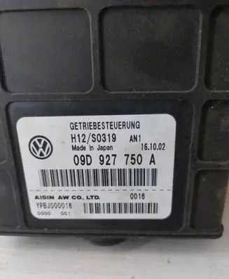 Volkswagen Touareg I Gearbox control unit/module 09D927750A YPBJ000016 H12S0319