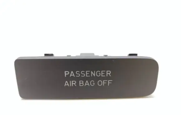 Passenger airbag on/off switch