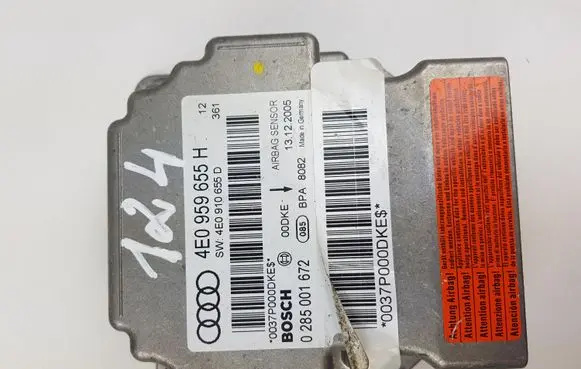 Audi A8 S8 D3 4E Airbag control unit/module 4E0959655H 0285001672
