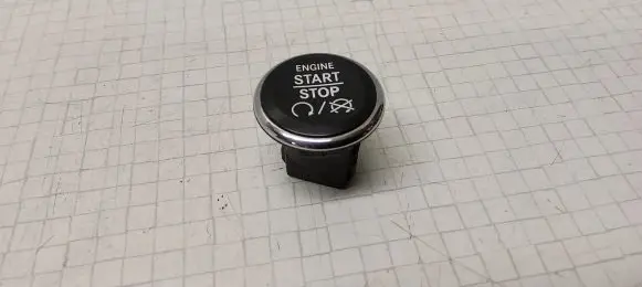 Jeep Grand Cherokee Engine start stop button switch 33370101 1FU931X9AC