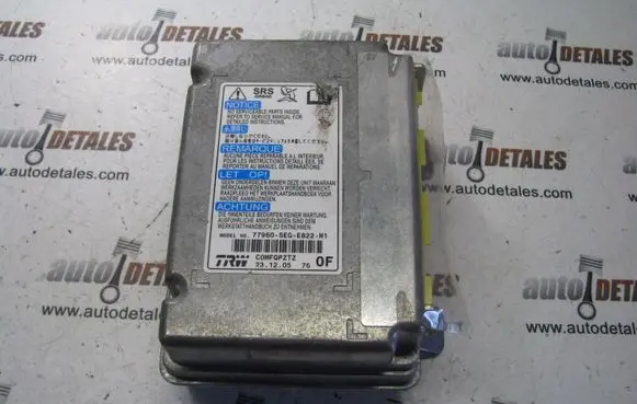 Honda Accord Airbag control unit/module 77960SEGE822M1