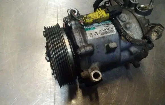 Peugeot 407 Air conditioning (A/C) compressor (pump) 9660555280